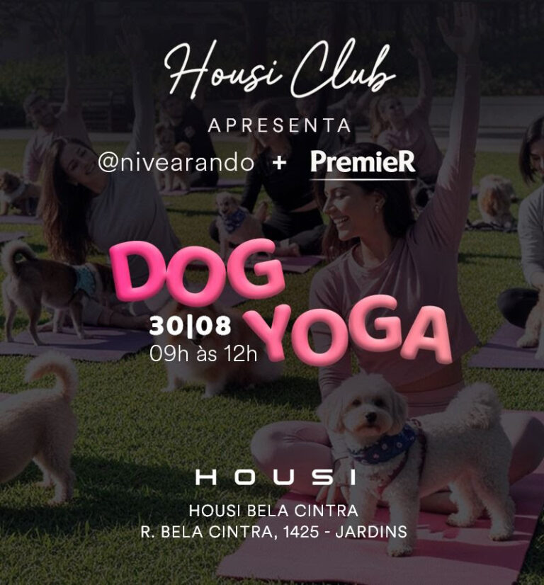 Housi e PremieRpet celebram Dia Mundial do Cachorro com Dog Yoga em São Paulo