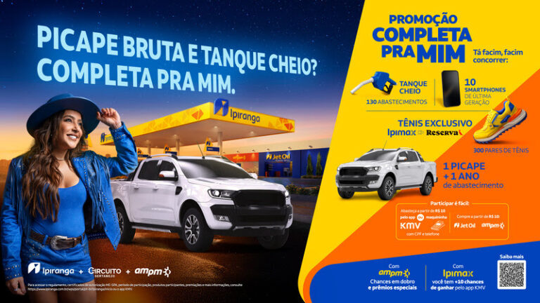 Ipiranga marca presença no Circuito Sertanejo e lança promoção nacional “Completa pra Mim”
