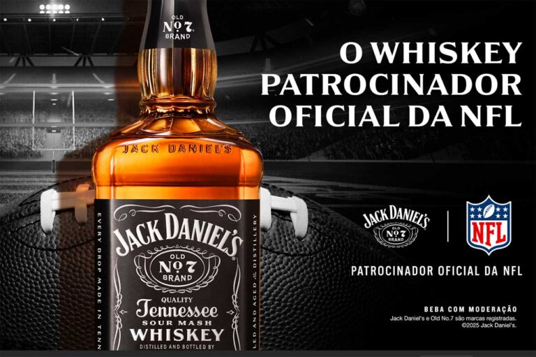 Jack Daniel’s fecha parceria com a NFL no Brasil e ativa São Paulo Game 2025