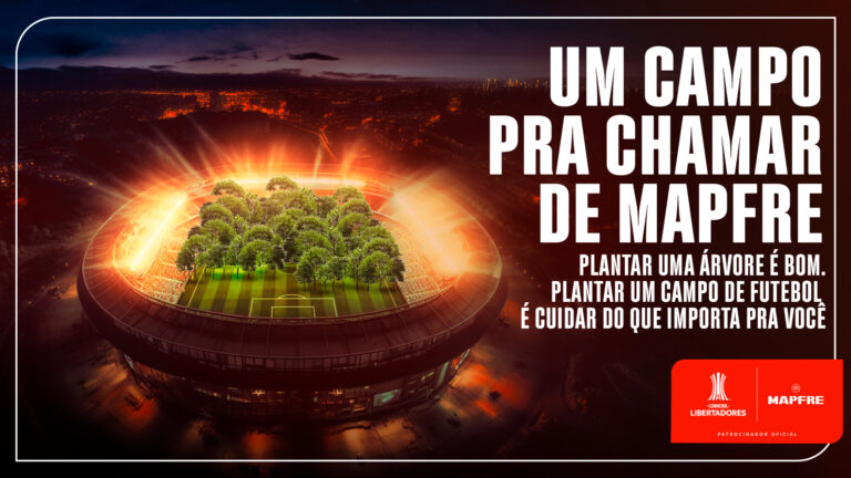 MAPFRE transforma gols da CONMEBOL Libertadores em ação de restauração ambiental