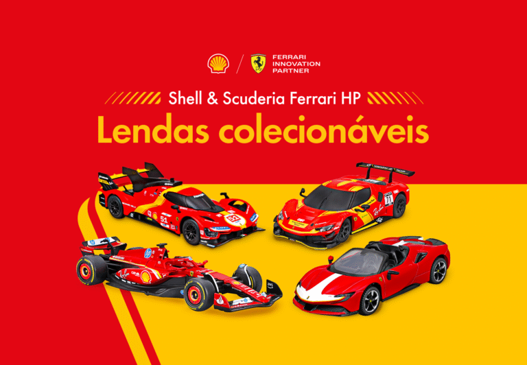 Shell lança ações em celebração aos 75 anos de parceria com a Ferrari na F1