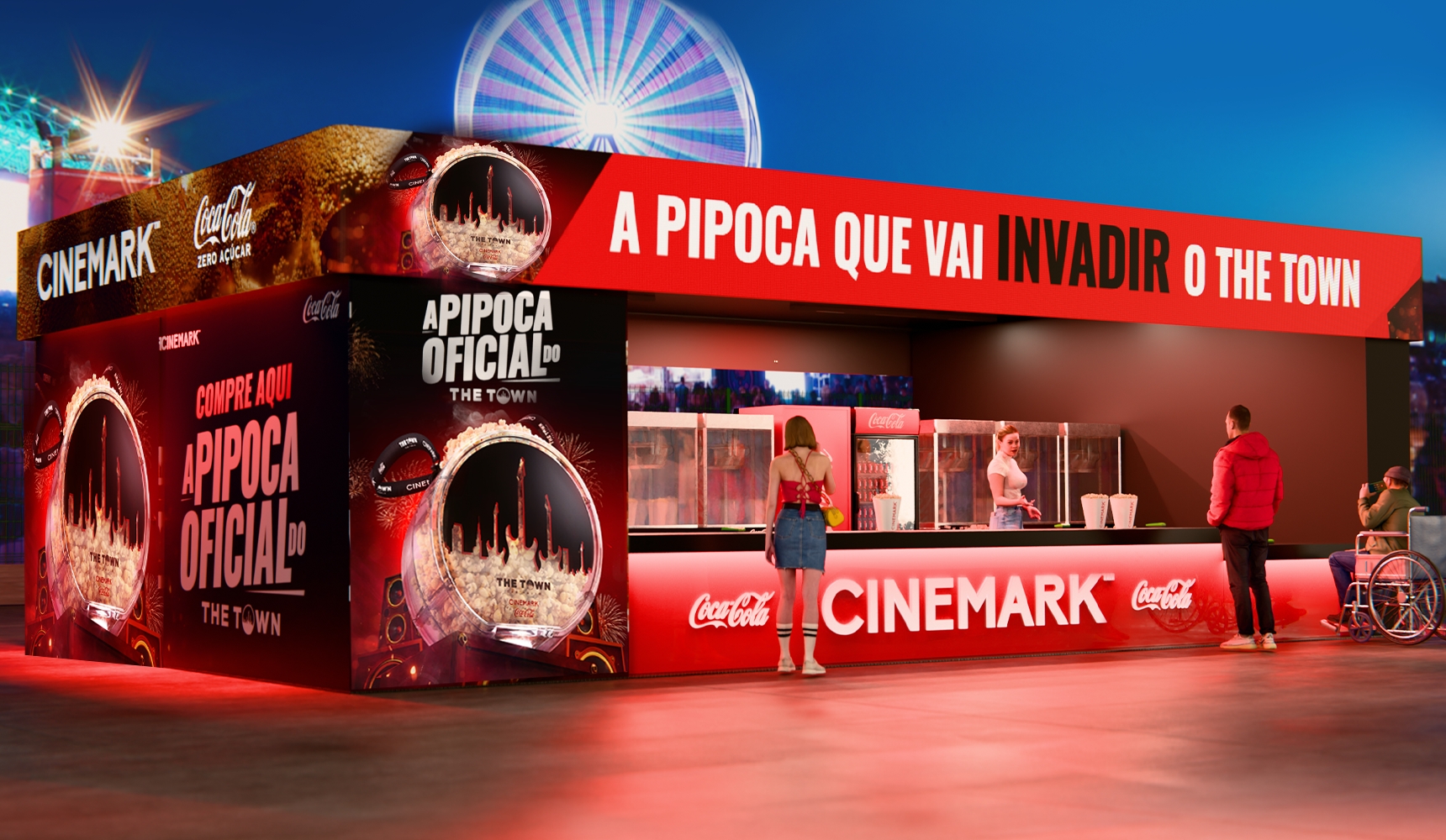 Cinemark vai ao The Town 2025 com estandes temáticos e balde ...