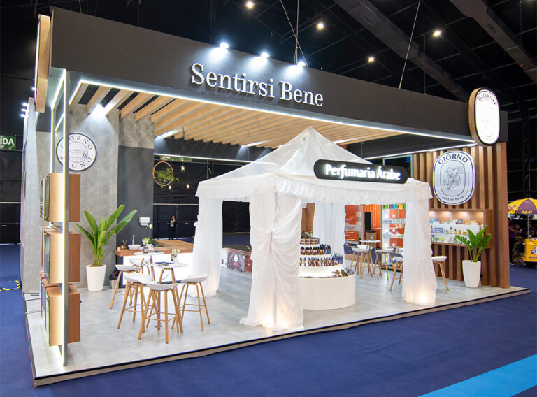 Giorno leva experiência sensorial e lançamentos à Beauty Fair com estande criado pela Punch Live
