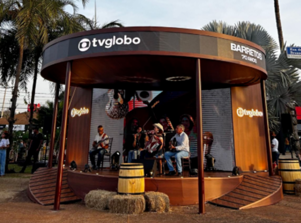 TV Globo esteve na Festa do Peão de Barretos com ativação assinada pela V3A