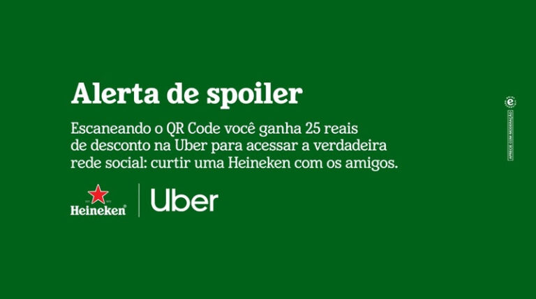 Heineken, Netflix e Uber incentivam público a sair das telas com ação “Hijack Socialization”