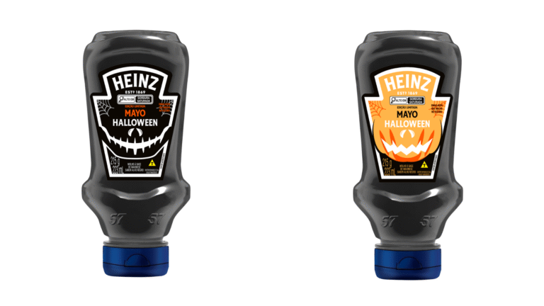 Heinz lança Mayo Halloween com cor preta e sabor de alho negro