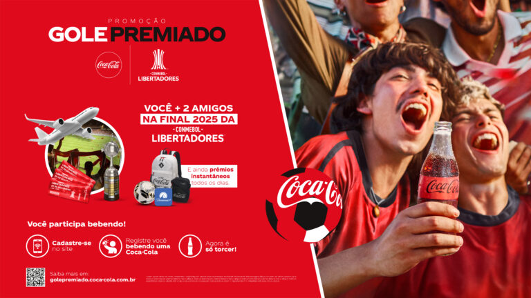 Coca-Cola e Batux lançam promoção para a Libertadores com reconhecimento de imagem
