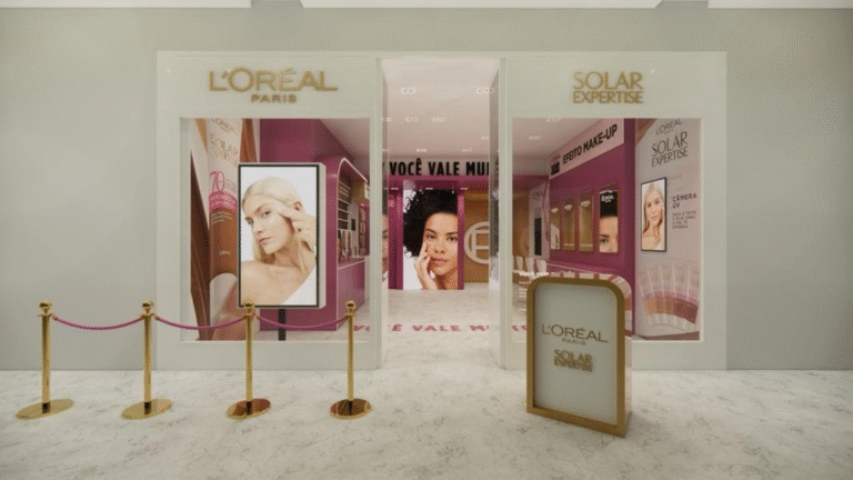 L’Oréal Paris inaugura pop-up em SP para lançar novo Solar Expertise Efeito Make-Up
