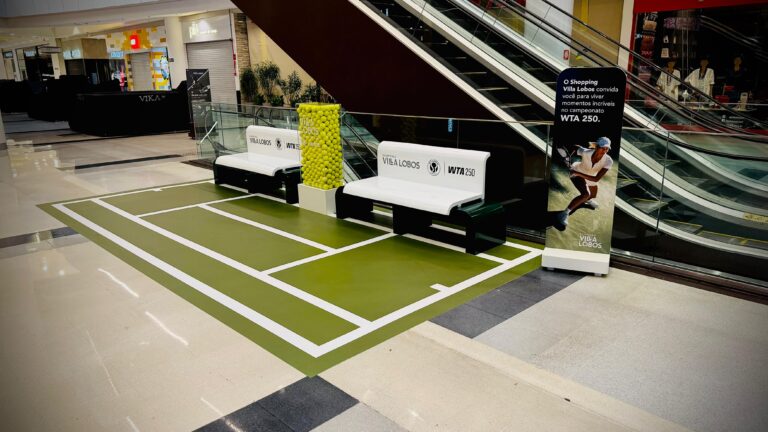 Shopping Villa Lobos faz ativações especiais como Shopping Oficial do SP Open 2025
