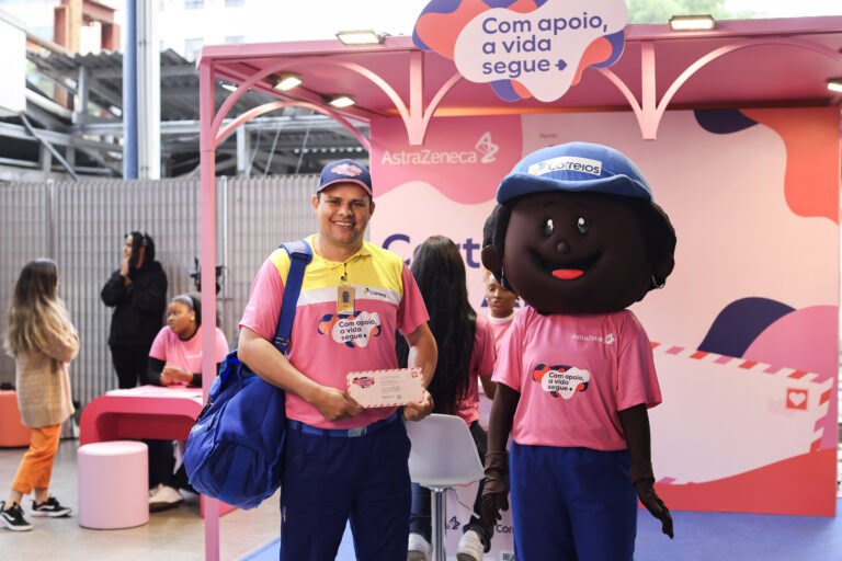 Correios e AstraZeneca se unem em ações pelo Outubro Rosa