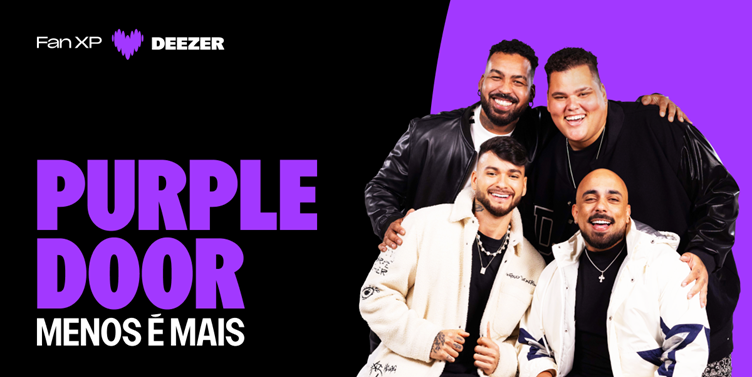 Deezer leva segunda edição do Purple Door a Brasília com show do Menos é Mais