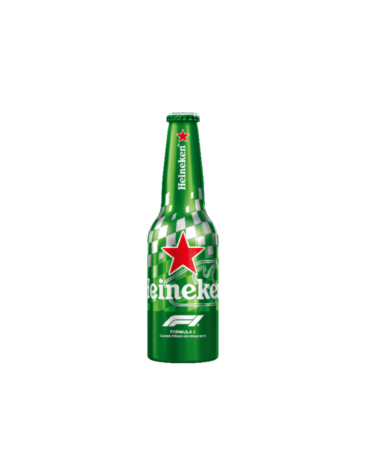 Heineken lança garrafa comemorativa de alumínio para o GP de São Paulo de F1 Heineken lança garrafa comemorativa de alumínio para o GP de São Paulo de F1