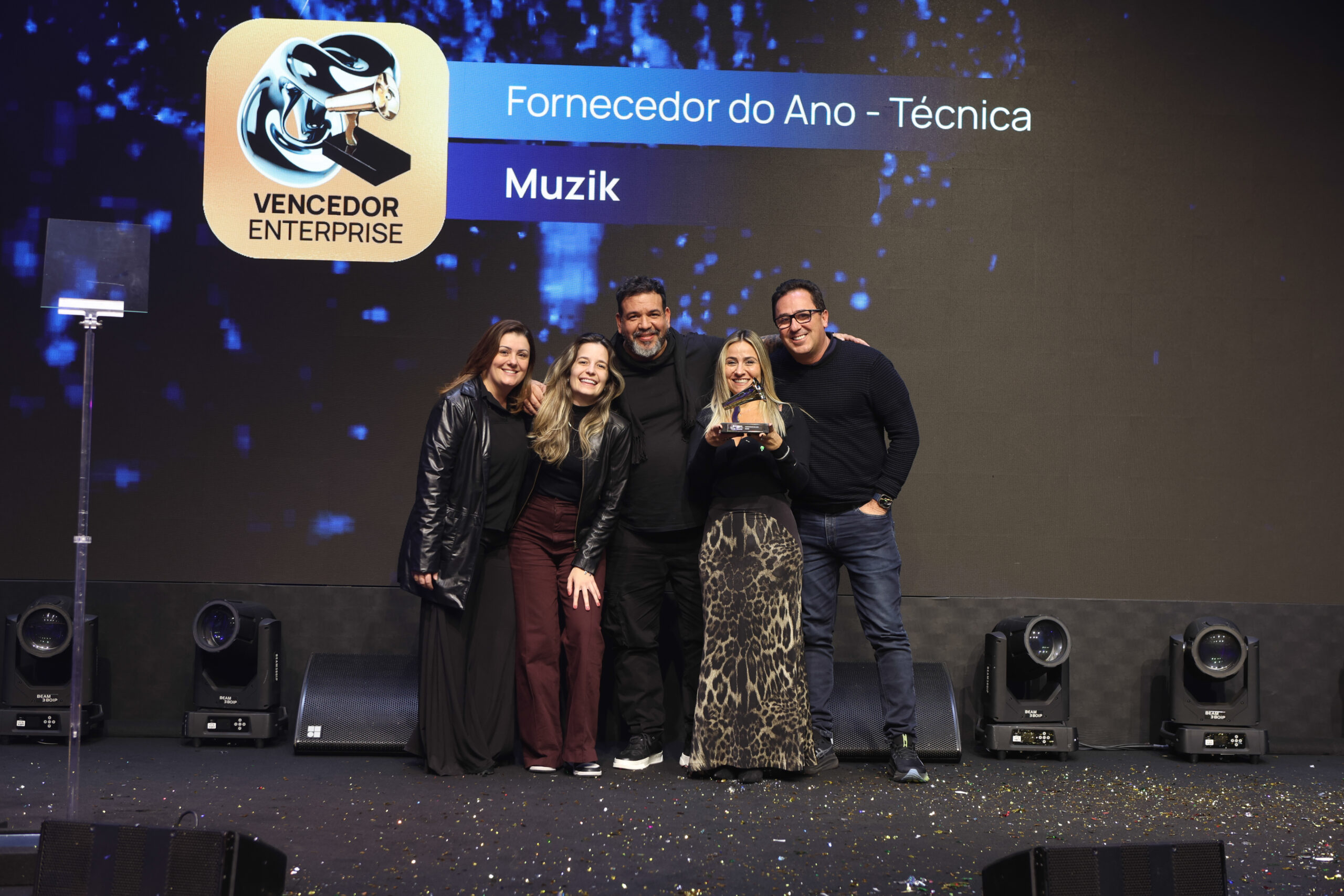 Muzik é o fornecedor do ano no Prêmio Live 2025