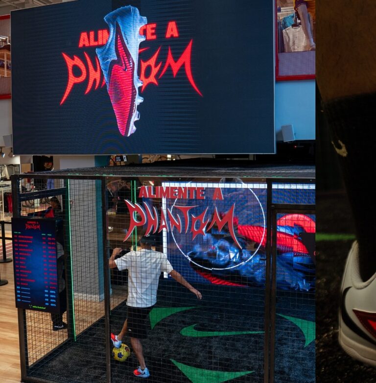 Nike oferece experiência para testar a chuteira Phantom na Paulista
