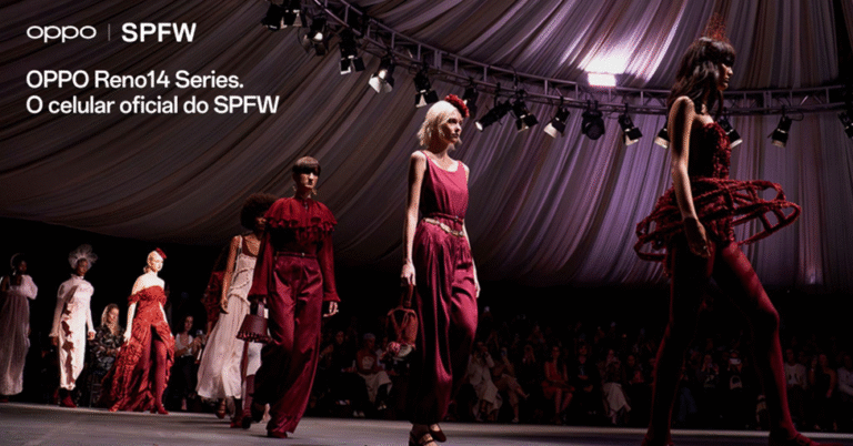 OPPO leva Reno14 como smartphone oficial da São Paulo Fashion Week