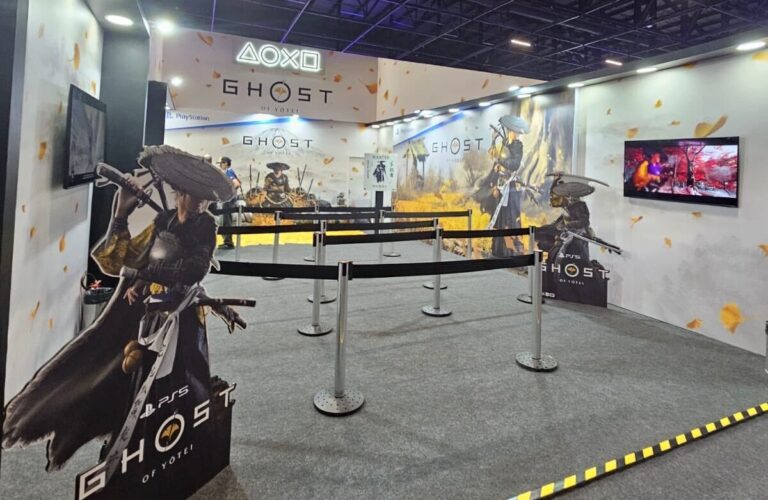 PlayStation Brasil cria experiência para fãs de Ghost of Yōtei na BGS 2025