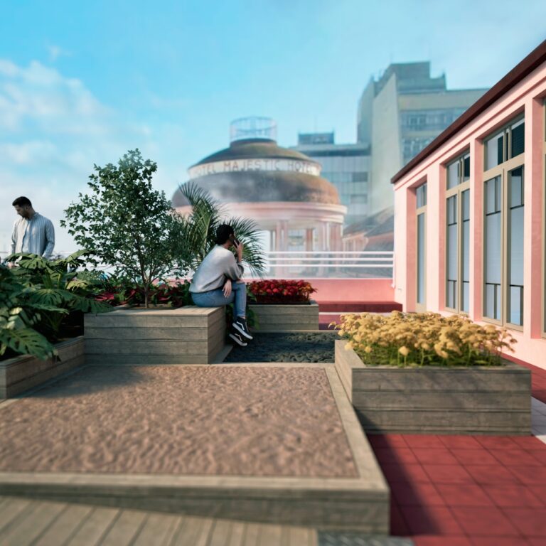 Casa de Cultura Mario Quintana ganha Terraço Petrobras com jardim sensorial Casa de Cultura Mario Quintana ganha Terraço Petrobras com jardim sensorial