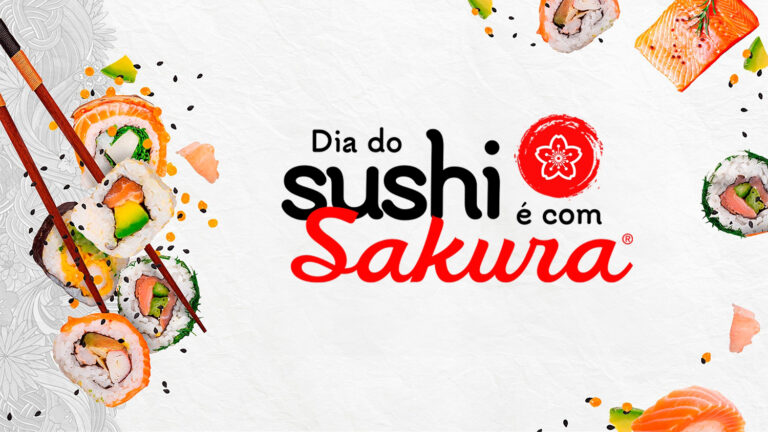 Sakura celebra o Dia do Sushi com ação de trade marketing e brindes exclusivos Sakura celebra o Dia do Sushi com ação de trade marketing e brindes exclusivos