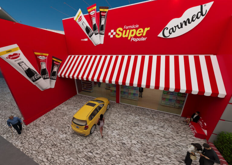 Super Popular de Rio Claro, em São Paulo, recebe loja Carmed Coca-Cola