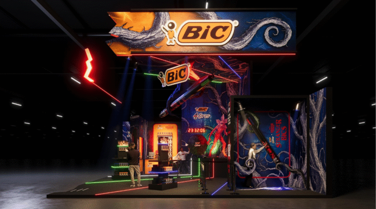 BIC participa da CCXP25 com estande de Stranger Things e coleção de canetas