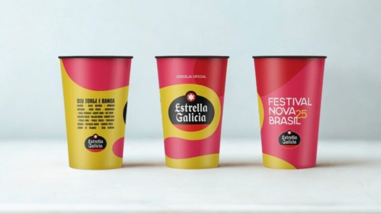 Estrella Galicia vai ao Festival Novabrasil 2025 com copo colecionável exclusivo