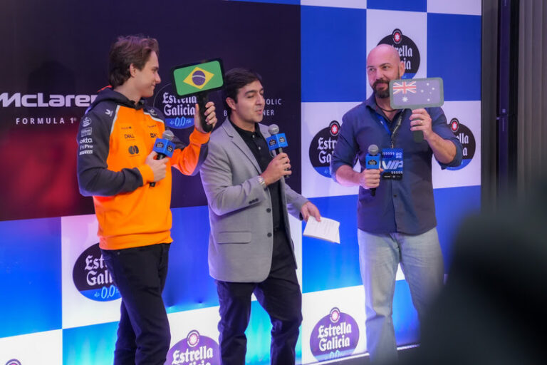 Estrella Galicia faz encontro exclusivo com Oscar Piastri em SP