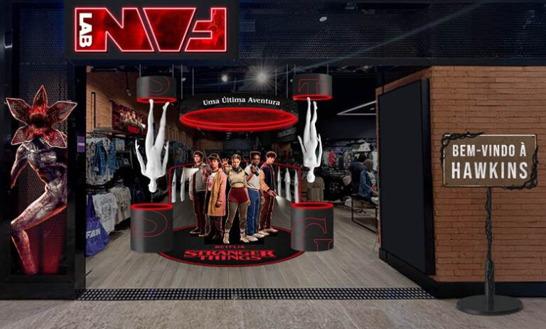 FANLAB lança coleção de Stranger Things e transforma loja para celebrar última temporada