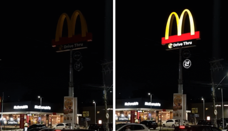 McDonald’s faz fachadas de unidades piscarem por todo o país