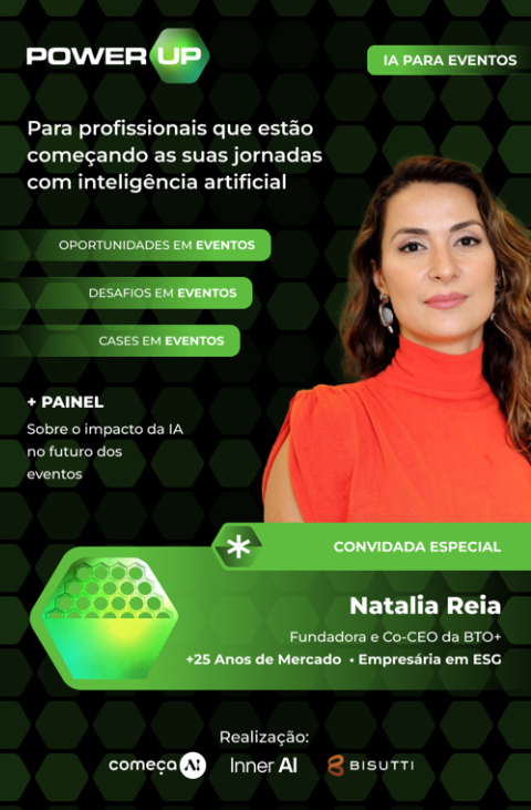 Natalia Reia, da BTO+, participa do Power Up para debater I.A. no Brand Experience