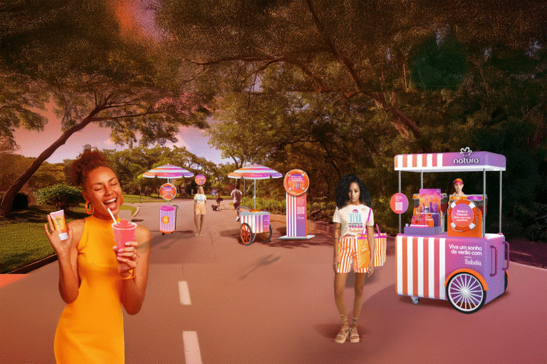 Natura faz ativação no Ibirapuera para apresentar linha Tododia Noites de Verão