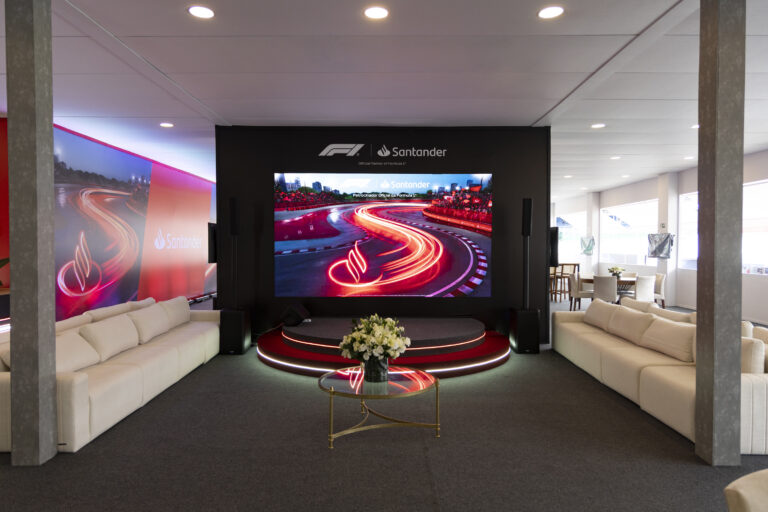 .be comunica assina ativação do Santander no GP de São Paulo de Fórmula 1 2025