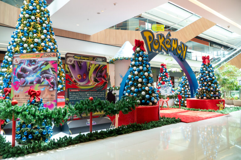 Shopping Parque da Cidade estreia Natal inspirado no universo Pokémon