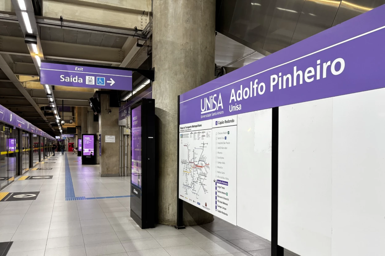 Estação Adolfo Pinheiro ganha novo nome com naming rights da Unisa ...