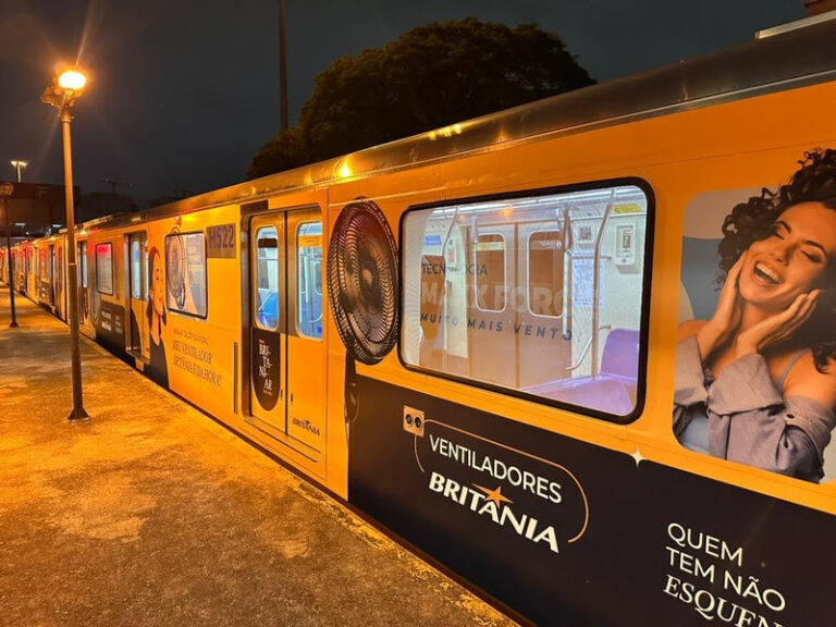 Britânia leva campanha “Quem tem, não esquenta” ao Metrô de São Paulo com ativação OOH