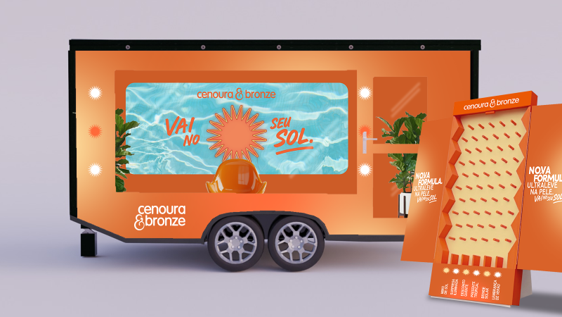 Cenoura & Bronze lança campanha nacional de verão com ativações em praias e parques