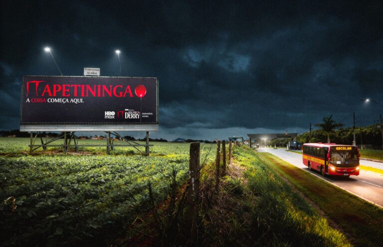 HBO Max aposta em OOH criativo para divulgar IT: Bem-Vindos a Derry no Brasil