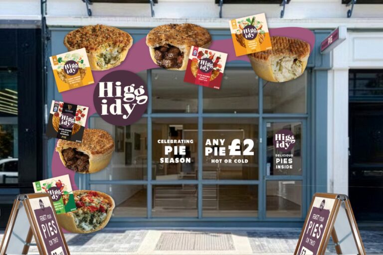 Higgidy aquece o inverno londrino com loja pop-up de tortas por um dia