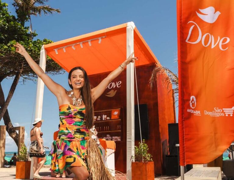 Dove leva Pop-up Store UV Repair Glow + Ferúlico a Alagoas