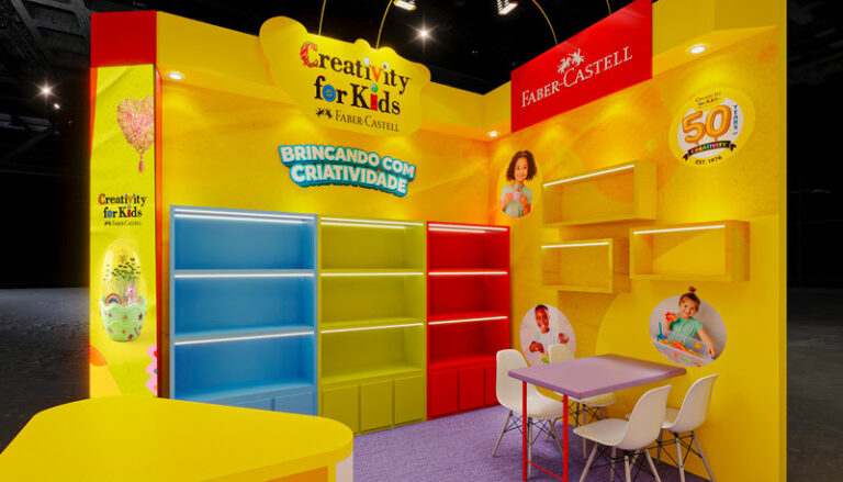 Faber-Castell estreia na ABRIN 2026 e apresenta linha Creativity for Kids