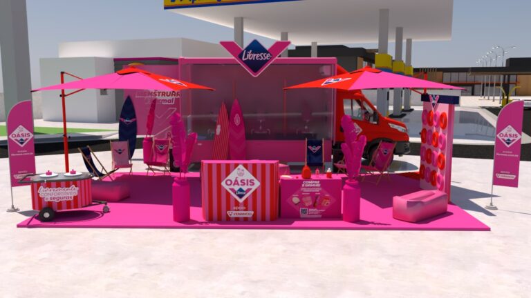 Libresse ativa oásis de autocuidado em Copacabana