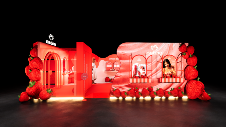 Natura ativa experiências para lançar Tododia Morango e Baunilha Dourada