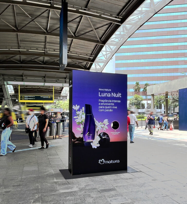 Natura Luna Nuit é lançado com experiência olfativa inédita em terminais de SP