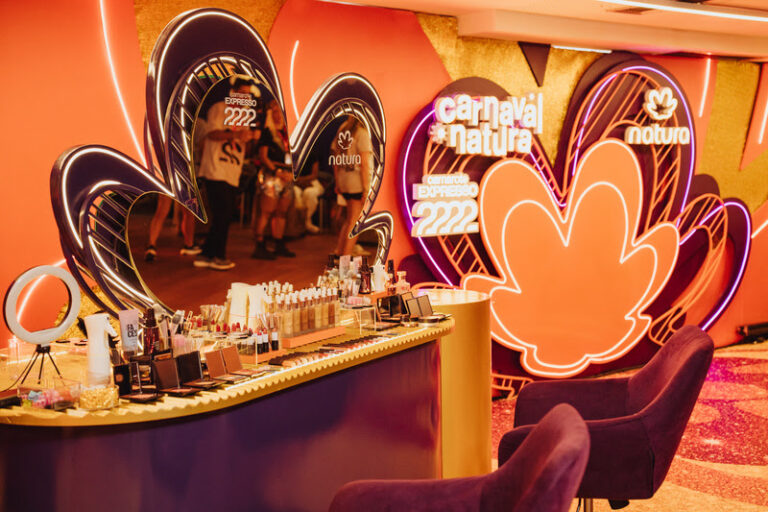 Natura leva hub de beleza ao Camarote Expresso 2222