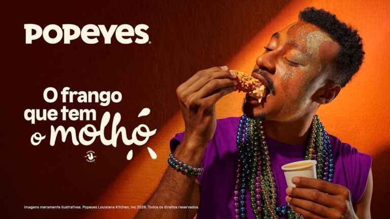 Popeyes conecta Mardi Gras ao Carnaval brasileiro em ativações