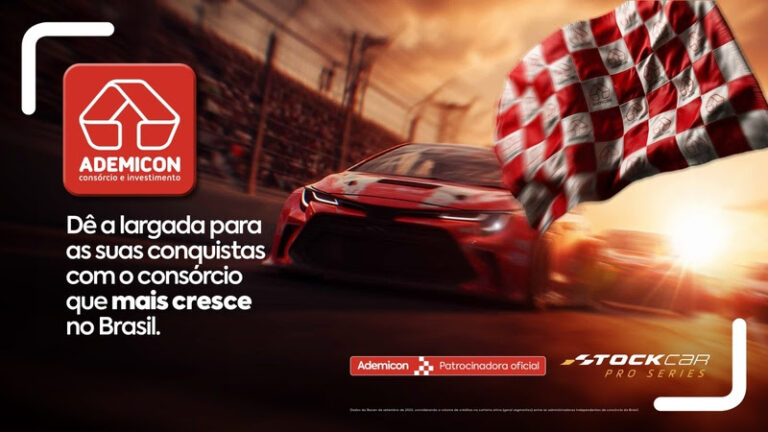 Ademicon patrocina Stock Car 2026 e amplia presença no automobilismo brasileiro