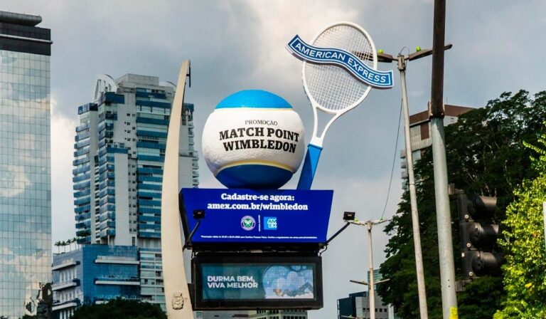 American Express leva Wimbledon para São Paulo com ativação em relógio
