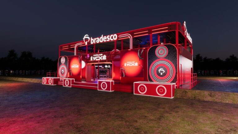 Bradesco celebra 7º ano como patrocinador máster do Lolla BR com experiências imersivas