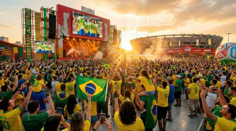 Brahma leva Arena Nº1 a cinco capitais brasileiras para a Copa 2026