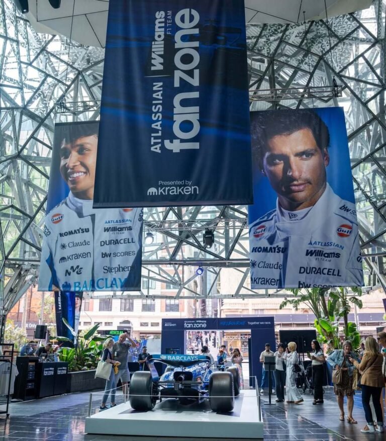 Fan Zone oficial da Williams Racing agita Melbourne - Live MKT News
