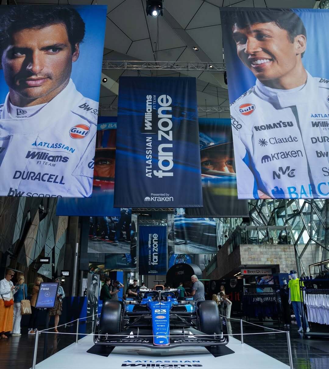 Fan Zone oficial da Williams Racing agita Melbourne - Live MKT News